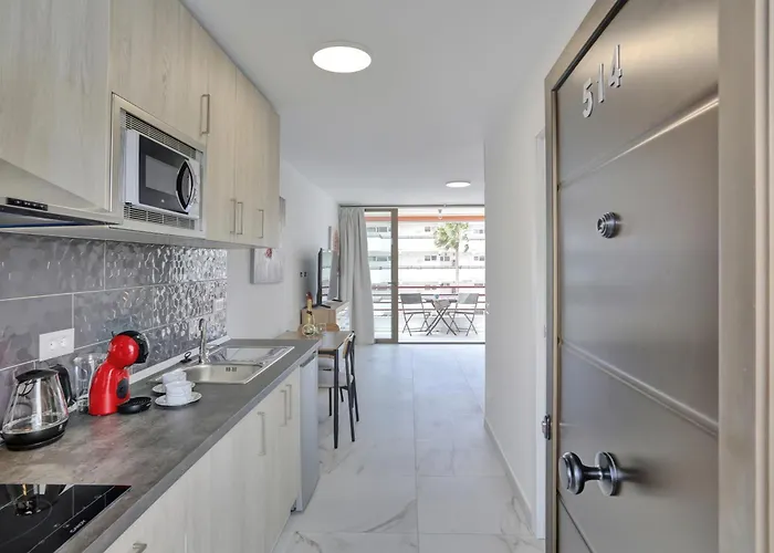 아파트 Sea Views Modern Estudio Olimpia Near The 아데제